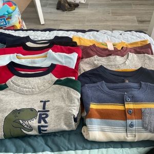 Lot of boy long sleeve shirts
